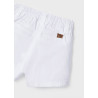 Mayoral 22-00201-051 Krátké kalhoty pro kluka 201-51 bílé
