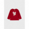 Mayoral 116-64 Dívčí tričko s dlouhým rukávem červená barva