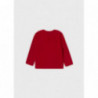 Mayoral 116-64 Dívčí tričko s dlouhým rukávem červená barva