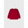 Mayoral 2092-23 Dívčí tričko s dlouhým rukávem červená barva