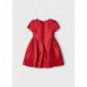 Mayoral 4957-14 Elegantní dívčí šaty červená barva