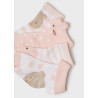 Mayoral 22-09477-012 Sada 4 párů dětských ponožek 9477 - 12 růžové baby