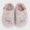 Mayoral 46337-84 Kožešinové pantofle pro dívky růžové barvy