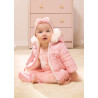 Mayoral 2498-45 Dívčí zimní bunda barva baby pink
