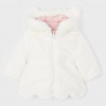 Mayoral 2498-45 Dívčí zimní bunda barva baby pink