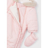 Mayoral 2606-47 Zimní kombinéza pro dívky barva baby pink