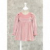 Abel & Lula Sametové šaty pro dívku 5507-3 Růžový