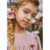 Abel & Lula Sametová dívčí gumička do vlasů 5949-24 Růžová