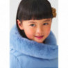 Abel & Lula Dívčí zimní bunda s kožíškem 5829-71 Modrá