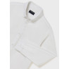 Mayoral 874-17 Košile s dlouhým rukávem pro chlapce bílá barva