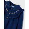 Mayoral 2960-5 Dívčí džínové šaty barva jeans