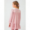 Abel & Lula Dívčí sametové šaty 5531-3 Růžový