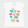 Tričko pro dívku Baby Boboli 224064-1100 bílé