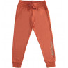 iDO 45624-2042 Kalhoty tepláky pro dívky cihlově červená barva