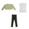 iDO 45693-5521 Tepláková souprava s tričkem pro dívku zelená barva