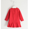 iDO 45902-2354 Bavlněné šaty pro dívky červená barva