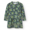 Květinové šaty pro dívky Boboli 425023-9922 zelené barvy