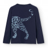 Tričko pro dívky Boboli 455004-2440 tmavě modrá barva