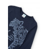 Tričko pro dívky Boboli 455004-2440 tmavě modrá barva