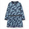 Šaty s potiskem pro dívku Boboli 455059-9928 tmavě modrá barva