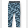 Kalhoty s potisky pro dívky Boboli 455228-9928 tmavě modrá barva
