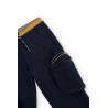 Kalhoty pro kluky Boboli 505189-2440 tmavě modrá barva