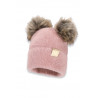 Zimní čepice SALOMEA pro děti Broel pudrově růžové barvy