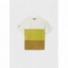 Mayoral 6075-14 Chlapecké tričko s krátkým rukávem sírové barvy