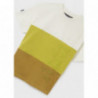 Mayoral 6075-14 Chlapecké tričko s krátkým rukávem sírové barvy