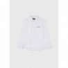 Mayoral 6117-40 Chlapecká společenská košile s dlouhým rukávem bílá