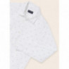 Mayoral 6116-83 Košile s dlouhým rukávem mini vzor chlapecká bílá barva