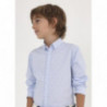 Mayoral 6116-82 Chlapecká košile s dlouhým rukávem v modré barvě