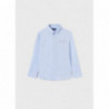 Mayoral 6117-41 Chlapecká společenská košile s dlouhým rukávem, nebesky modrá