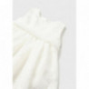 Mayoral 1948-77 Elegantní dívčí šaty bílá barva