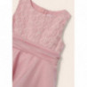 Mayoral 3912-76 Šaty s výšivkou dívčí růžové barvy