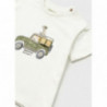 Mayoral 1029-46 Chlapecké tričko s krátkým rukávem krémové barvy