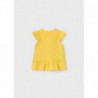 Mayoral 1806-11 Dívčí bavlněné šaty žlutá barva