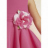 Abel & Lula 5049-2 Elegantní krepové šaty pro dívku jahodová barva