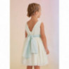 Abel & Lula 5033-4 Plisované šaty s tylovou dívkou ecru-anýzová barva