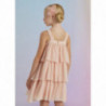 Abel & Lula 5031-2 Elegantní šaty s volánky pro dívku v pastelových barvách