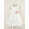 Abel & Lula 5030-1 Dívčí společenské šaty bílé