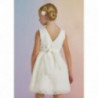 Abel & Lula 5022-96 Elegantní vyšívané dívčí bílé šaty