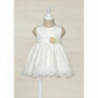 Abel & Lula 5013-71 Elegantní vyšívané dívčí bílé šaty