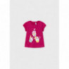 Mayoral 1013-92 Dívčí tričko s krátkým rukávem barva orchideje
