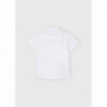 Mayoral 3161-61 Chlapecká košile s krátkým rukávem bílá