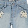 Mayoral 1536-82 Spodnie długie jeans aplikacj kolor Bleached