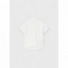 Mayoral 1111-1 Chlapecká košile s krátkým rukávem bílá