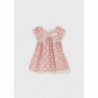 Mayoral 1946-64 Dívčí puntíkované šaty růžové
