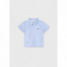 Mayoral 1189-61 Chlapecká košile s krátkým rukávem nebesky modrá