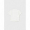 Mayoral 1112-66 Chlapecká plátěná košile se stojatým límečkem bílá barva